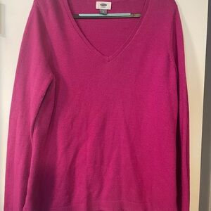 Old Navy Women's V-Neck Sweater - Pink